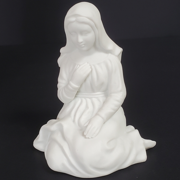 Avon Nativity Collectible Holy Family White Porcelain Christmas 1981 Boxed Set - Picture 7 of 13